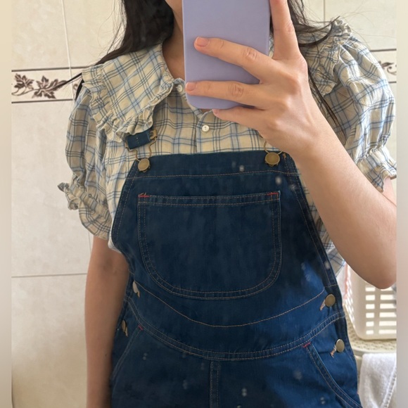 Christy Dawn Billy Overall in Cobalt Size 26 - Picture 9 of 10